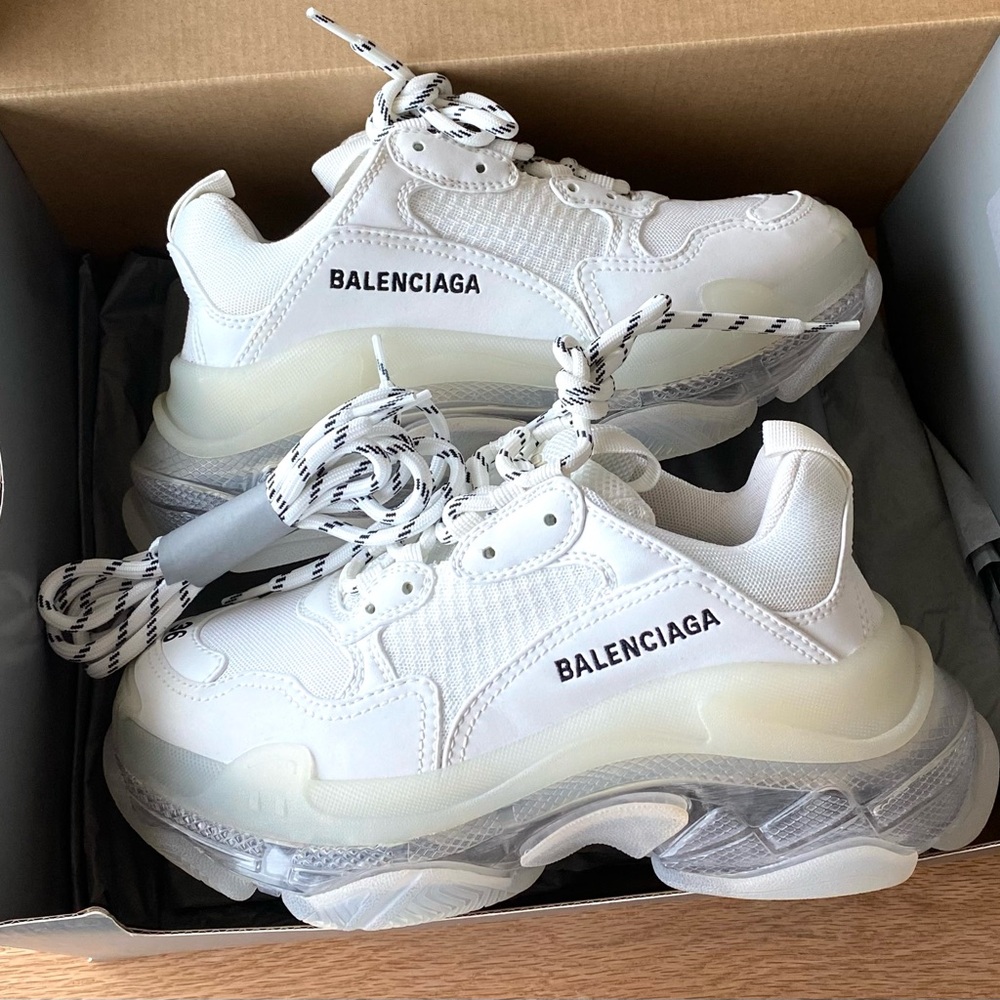 BALENCIAGA Brand New Wedge Sneakers